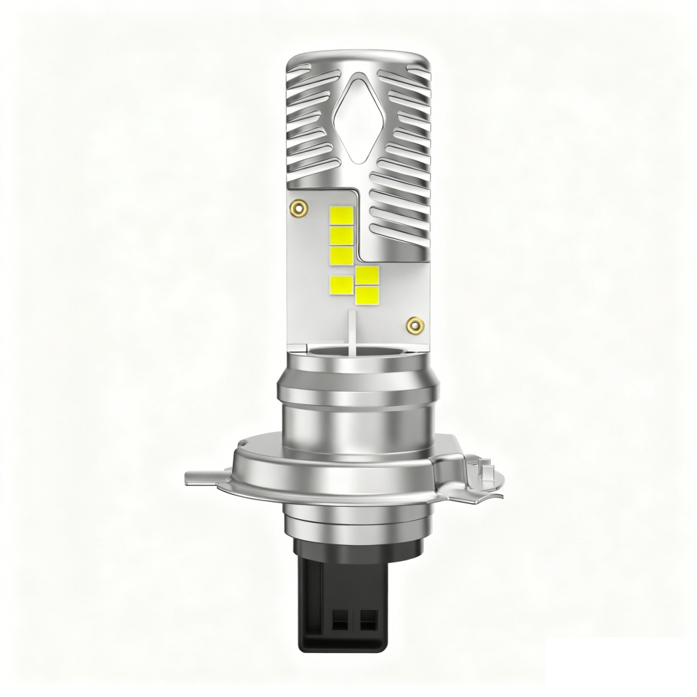 หลอดไฟหน้า LED HS1 PX43t รุ่นใหม่ 6ชิป AC/DC แสงขาว 6000K 120-180W ...