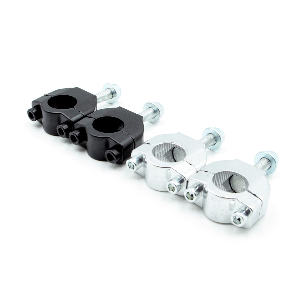 รถจักรยานยนต์ 7/8 22 มม.Handlebar Bar Risers Mount Bracket Clamp Taper ...