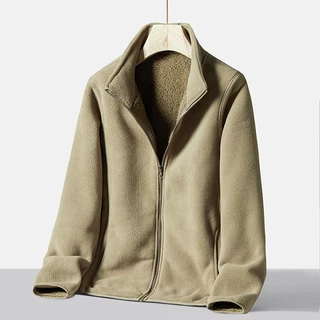 โปรโมชั่น Flash Sale : UNIQLO ยูนิโคล่ 2024 แจ็คเก็ตปีใหม่คู่แจ็คเก็ตขนแกะขั้วโลกให้อบอุ่นตุ๊กตาขนแกะซิปแจ็คเก็ตแขนยาวเสื้อกันหนาวแจ็คเก็ตเสื้อ