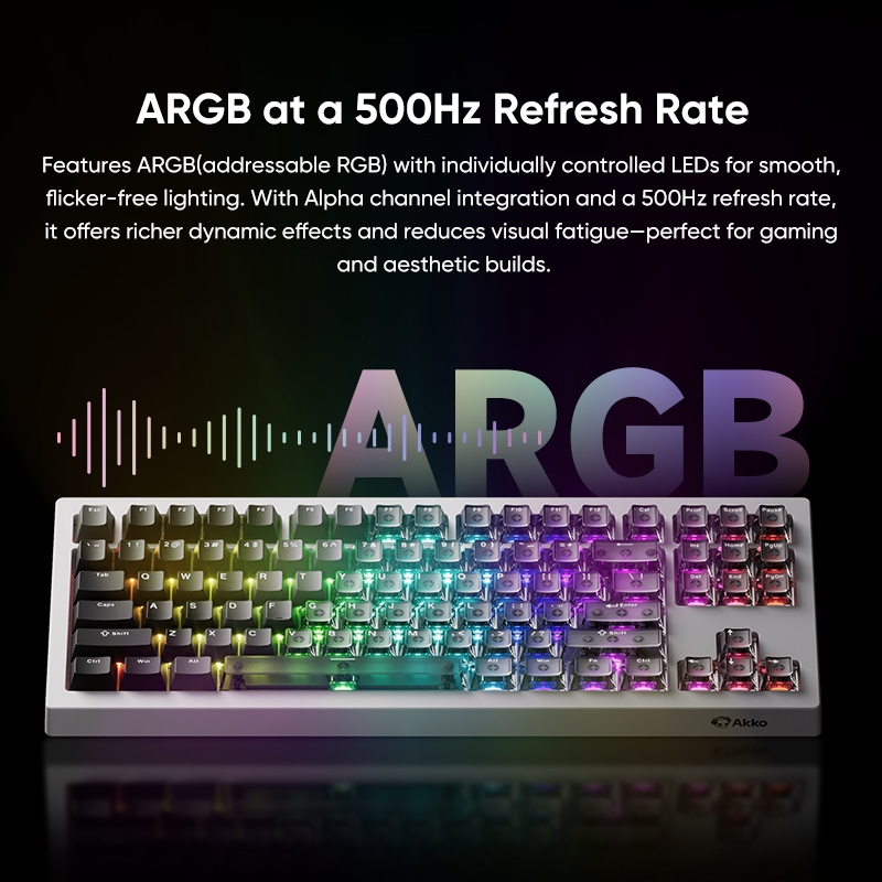 Akko 5087 V3 HE TKL เค้าโครงคีย์บอร์ดแม่เหล็กพร้อม RT0.005 มม.8K RGB ...
