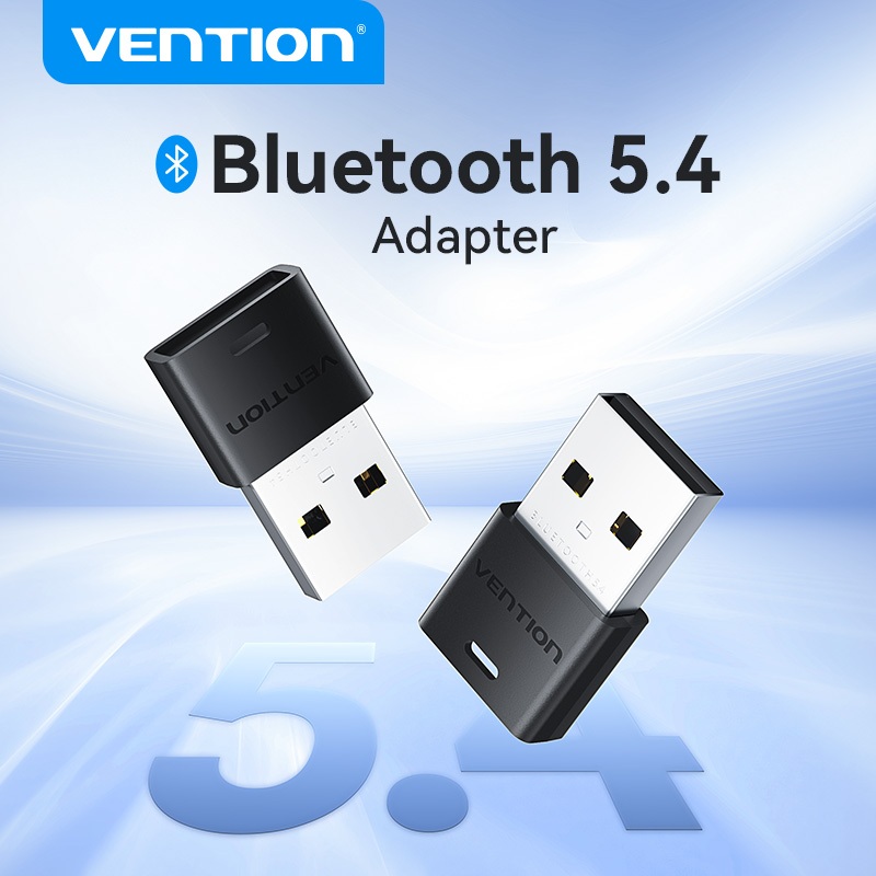 Vention Bluetooth 6.0 5.4 5.3 5.0 Receiver Wireless USB Device Dongle for PC Keyboard Mouse Earphone Switch Headset Audio Windows 11 10 Connector Multiple USB Bluetooth Adapter