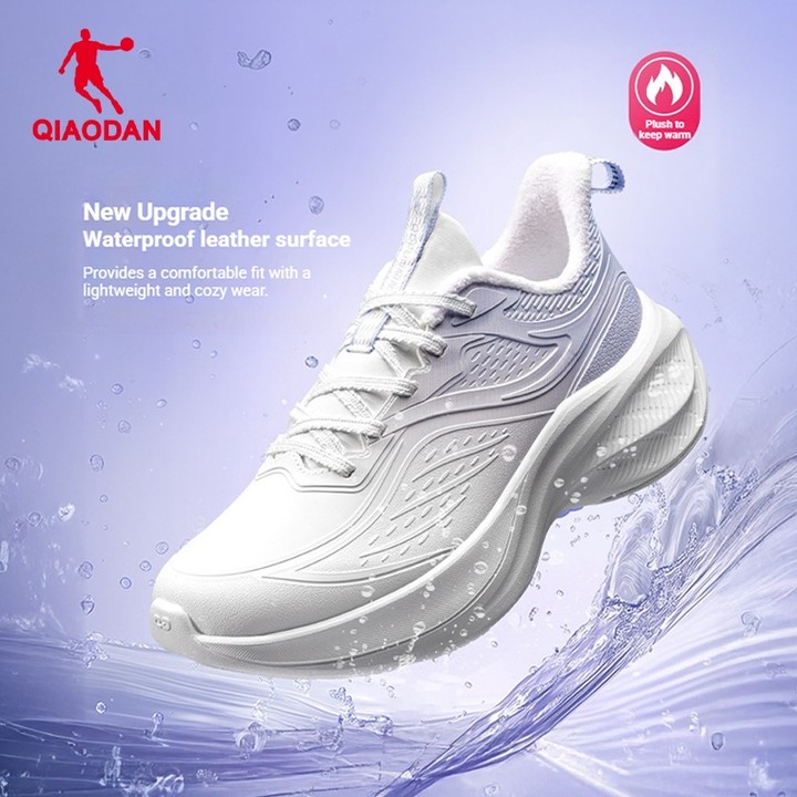 Qiaodan รองเท้าผ้าใบ สำหรับผู้หญิงฤดูหนาว ดีไซน์ขนแกะ warm ส้นหนา boost เหมาะสำหรับนักเรียนและวิ่ง — รองเท้ากีฬา แบรนด์ Qiaodan ของแท้ 100% เช็คราคาจาก Shopee Lazada thumbnail 2