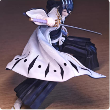 NANA SHF Bleach Captain Byakuya Kuchikis Clothing Cloth Robe, Feathered ...