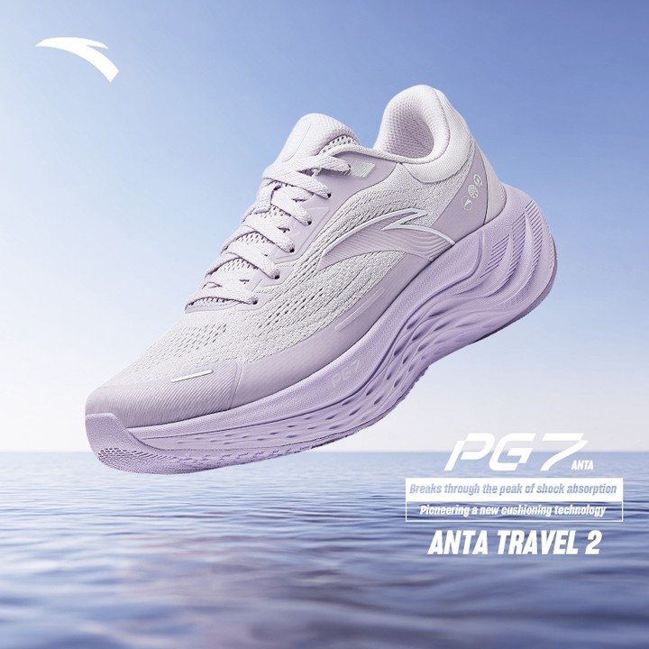 ANTA Travel PG 7  2E Widefoot รองเท้าเดินวิ่งผู้หญิง รับแรงกลับ สำหรับวิ่งเล่น เส้นเทปท์ 122515546R — รองเท้ากีฬา แบรนด์ Anta ของแท้ 100% เช็คราคาจาก Shopee Lazada thumbnail 2