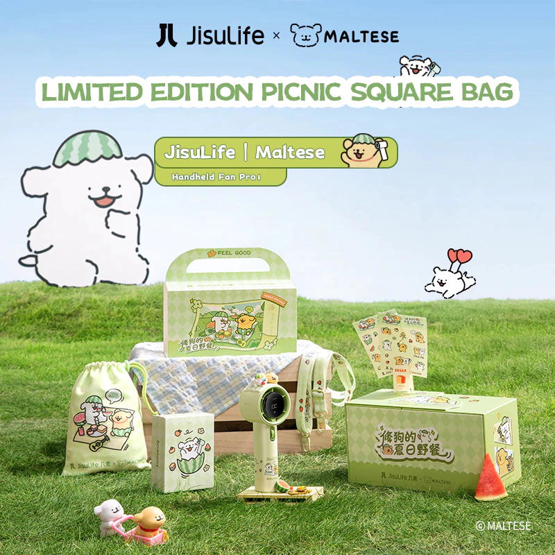 รีวิว JisuLife x Maltese พัดลมตั้งโต๊ะและพัดลมพกพา USB ชาร์จไฟได้ แรงลมสูง แบตเตอรี่อึด ดีไซน์น่ารัก (jisulife พัดลม รีวิว พัน ทิป) 2