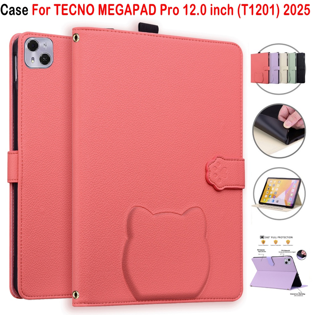 สําหรับ TECNO MEGAPAD Pro 12.0 นิ้ว (T1201) 2025 Android 15 Ultra กัน ...
