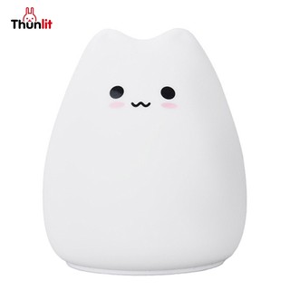 Thunlit Cat Night Light ไฟสีสันสดใสนุ่มน่ารัก