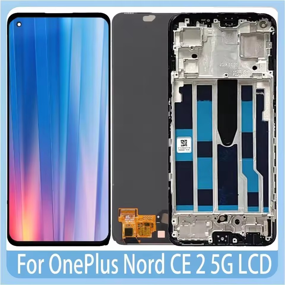 คุณภาพสูง LCD สําหรับ OnePlus Nord CE 2 5G IV2201 จอแสดงผล Touch Screen ...