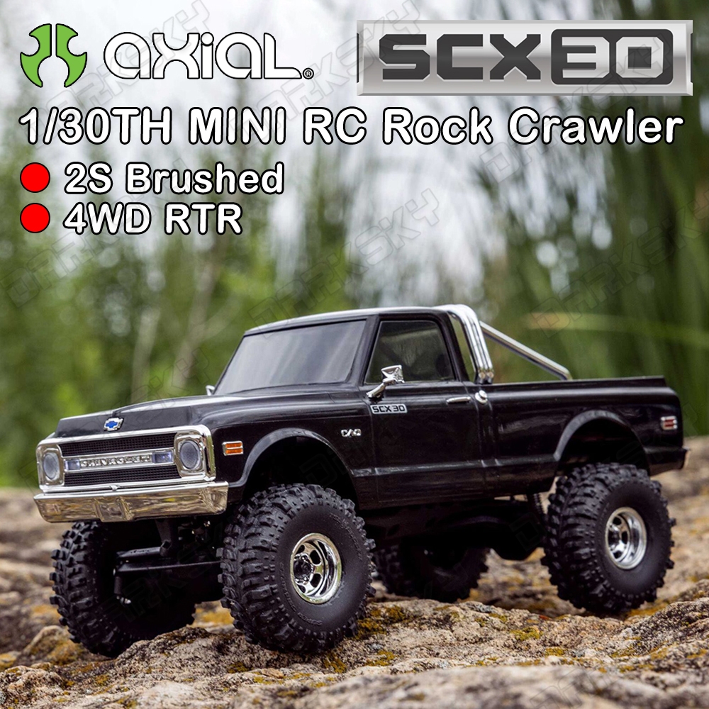 AXIAL SCX30 Chevrolet K10 4WD 2S Brushed RC Rock Crawler 1/30 MINI ...