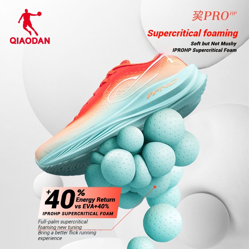 Qiaodan WIND 3TR Mens รองเท้าวิ่งการฝึกอบรมทุกวัน Soft Bounce Stable น้ําหนักเบา QDB023252297 — รองเท้ากีฬา แบรนด์ Qiaodan ของแท้ 100% เช็คราคาจาก Shopee Lazada thumbnail 3