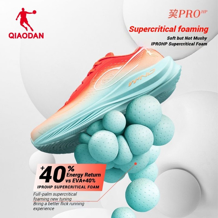 Qiaodan WIND 3TR Mens รองเท้าวิ่งการฝึกอบรมทุกวัน Soft Bounce Stable น้ําหนักเบา QDB023252297 — รองเท้ากีฬา แบรนด์ Qiaodan ของแท้ 100% เช็คราคาจาก Shopee Lazada thumbnail 3