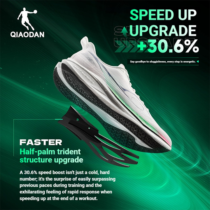 Qiaodan FAST 4.0 รองเท้าวิ่งผู้ชาย Professional Cushioning Shock Absorption สบาย QXB023262225ร — รองเท้ากีฬา แบรนด์ Qiaodan ของแท้ 100% เช็คราคาจาก Shopee Lazada thumbnail 5
