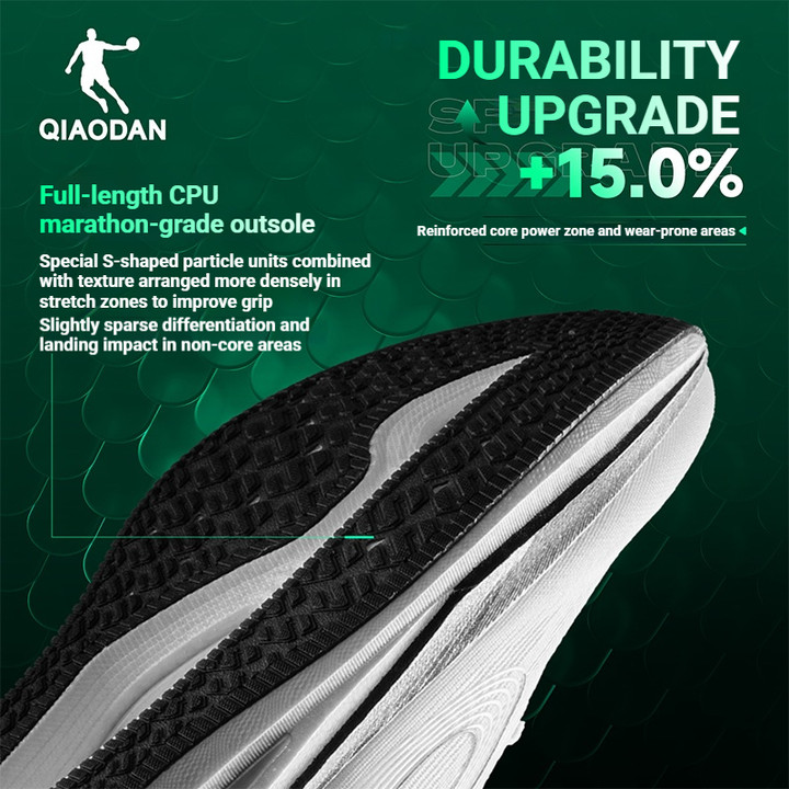 Qiaodan FAST 4.0 รองเท้าวิ่งผู้ชาย Professional Cushioning Shock Absorption สบาย QXB023262225ร — รองเท้ากีฬา แบรนด์ Qiaodan ของแท้ 100% เช็คราคาจาก Shopee Lazada thumbnail 8