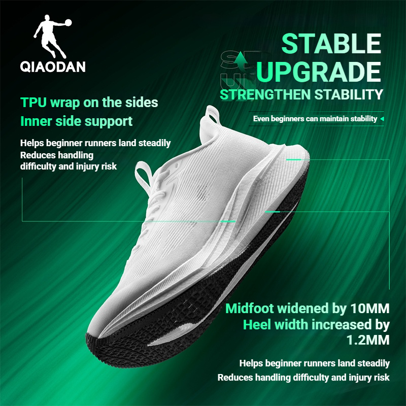 Qiaodan FAST 4.0 รองเท้าวิ่งผู้ชาย Professional Cushioning Shock Absorption สบาย QXB023262225ร — รองเท้ากีฬา แบรนด์ Qiaodan ของแท้ 100% เช็คราคาจาก Shopee Lazada thumbnail 7