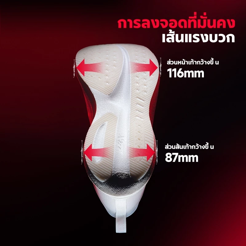 【XTEP】2000KM 5.0 PRO | รองเท้าวิ่งฝึกซ้อมระดับสุดยอด Super Trainer Running Shoes Full-length ACE Foam midsole thumbnail 6