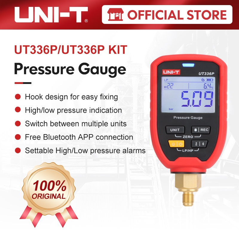 UNI-T เครื่องวัดความดัน UT336P UT336P KIT Pressure Gauge With High ...