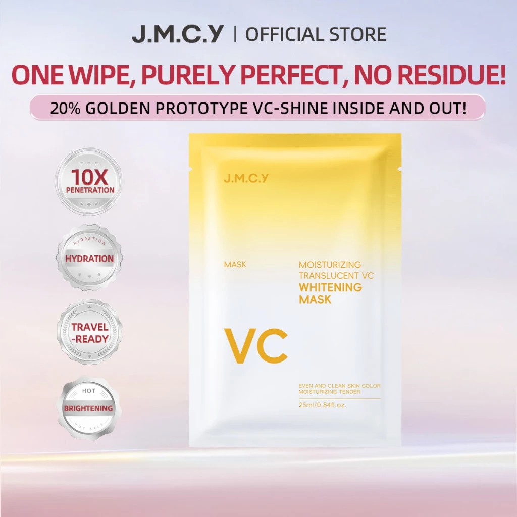 ขายร้อนJMCY VC Brightening Facial Mask Antioxidant Whitening Mask ...