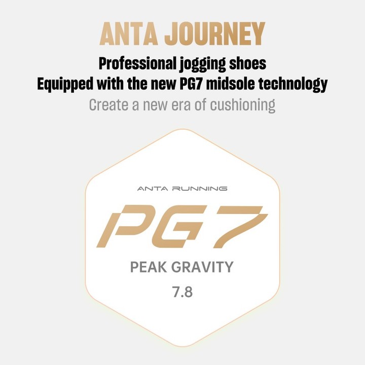 Anta PG7 Journey รองเท้าวิ่งสำหรับผู้หญิง ออกแบบมาเพื่อความสบายและการยืดหยุ่นขณะวิ่ง 1225B5519A — รองเท้ากีฬา แบรนด์ Anta ของแท้ 100% เช็คราคาจาก Shopee Lazada thumbnail 3