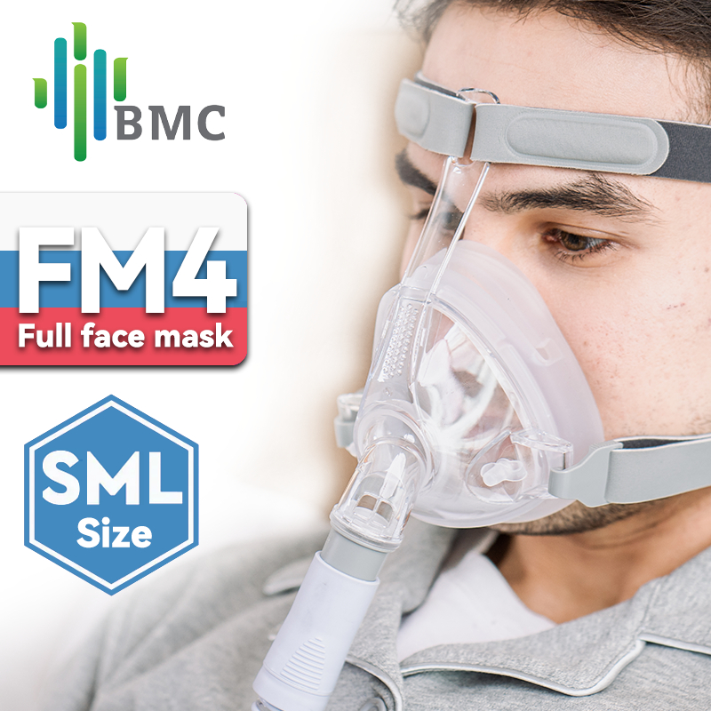 BMC Full Face Mask FM4 พร้อมหมวกปรับได้ 3 ขนาดหมอนอิง | Shopee Thailand