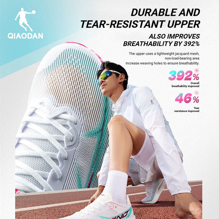 Qiaodan WIND 4.0 รองเท้าวิ่งผู้ชาย Marathon Racing การฝึกอบรมกีฬาสบาย Antiskid QDB023262298 — รองเท้ากีฬา แบรนด์ Qiaodan ของแท้ 100% เช็คราคาจาก Shopee Lazada thumbnail 7