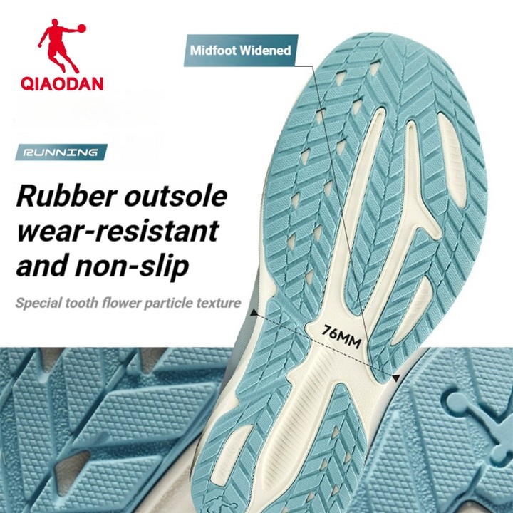 Qiaodan DS2 รองเท้าวิ่งเบาะ Rebound ลื่นทนต่อการสึกหรอ Breathable QXB022253211ร — รองเท้ากีฬา แบรนด์ Qiaodan ของแท้ 100% เช็คราคาจาก Shopee Lazada thumbnail 3