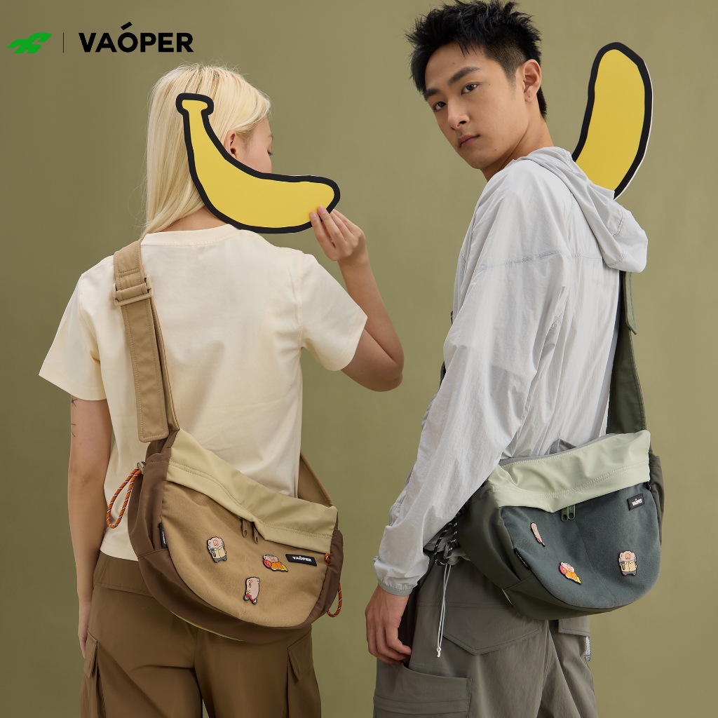 VAOPER กระเป๋าสะพายข้าง เหมาะกีฬา ดีไซน์ยูนิเซ็กซ์ L691