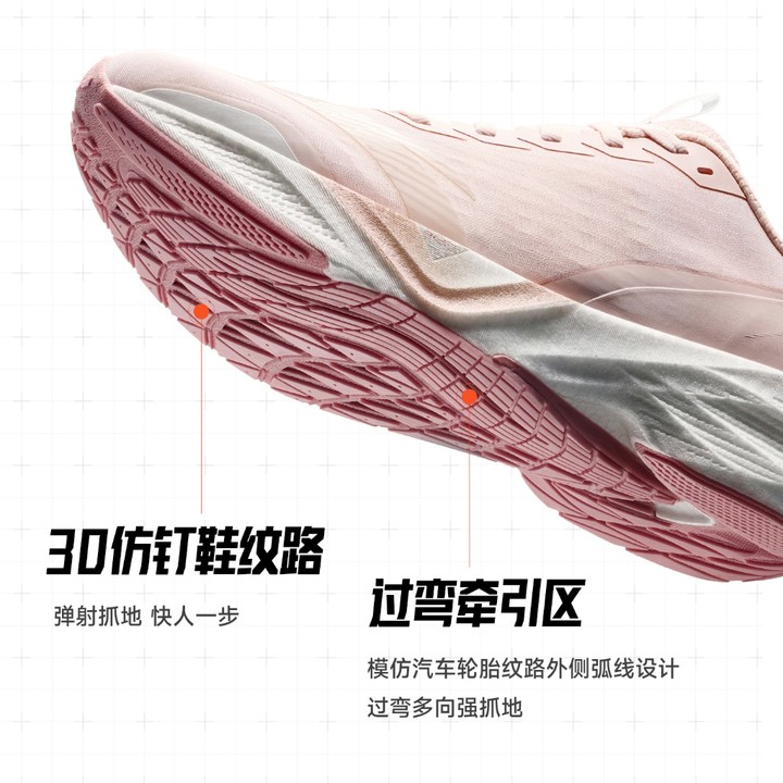 ANTA ผู้หญิงกีฬารองเท้าวิ่ง Professional Cushioning Rebound Shock Absorption รองเท้ากีฬา 122615583 — รองเท้ากีฬา แบรนด์ Anta ของแท้ 100% เช็คราคาจาก Shopee Lazada thumbnail 4