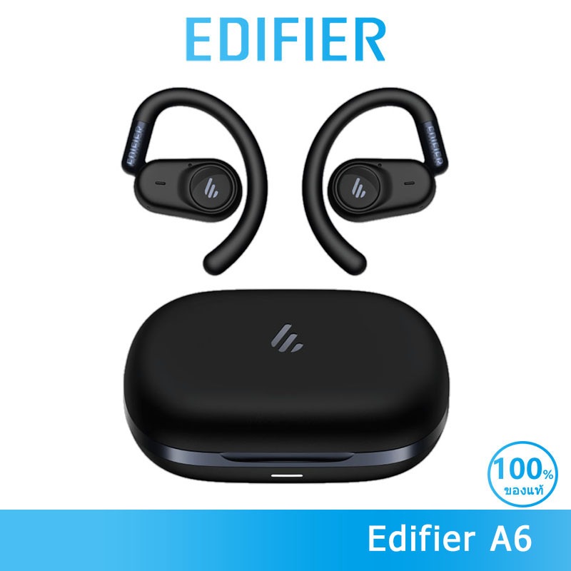 Edifier A6 หูฟังบลูทูธแบบเปิดด้านหลัง ตะขอเกี่ยวหูแบบไร้สายแบบหมุนได้ ...