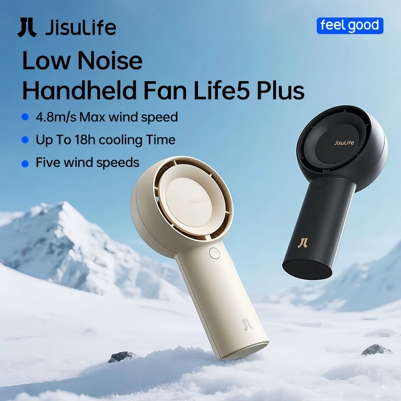 รีวิว JisuLife Handheld Turbofan พัดลมพกพาแบต 4000mAh ปรับลม 5 ระดับ สเปก จุดเด่น และราคาล่าสุด (jisulife ultra)