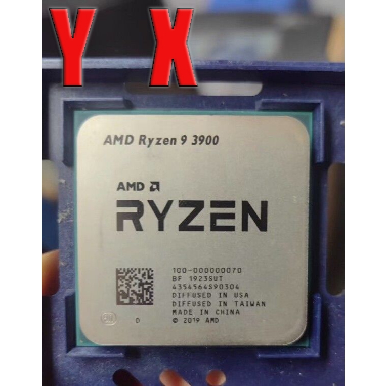 Ryzen 9 3900 AM4 CPU โปรเซสเซอร์ R9-3900 3.1GHz 12Core 24Thr 64MB 65W ...