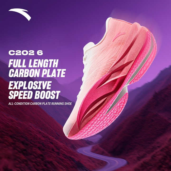 ANTA C202 6 Men Carbon Plate Sports Running Shoes 112615570ร — รองเท้ากีฬา แบรนด์ Anta ของแท้ 100% เช็คราคาจาก Shopee Lazada - รูปที่ 1