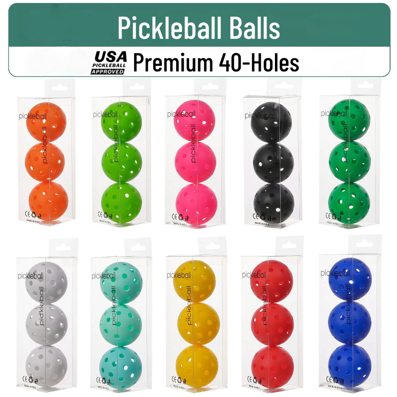 Pickleball 3 ลูก USAP รับรอง 40 รู