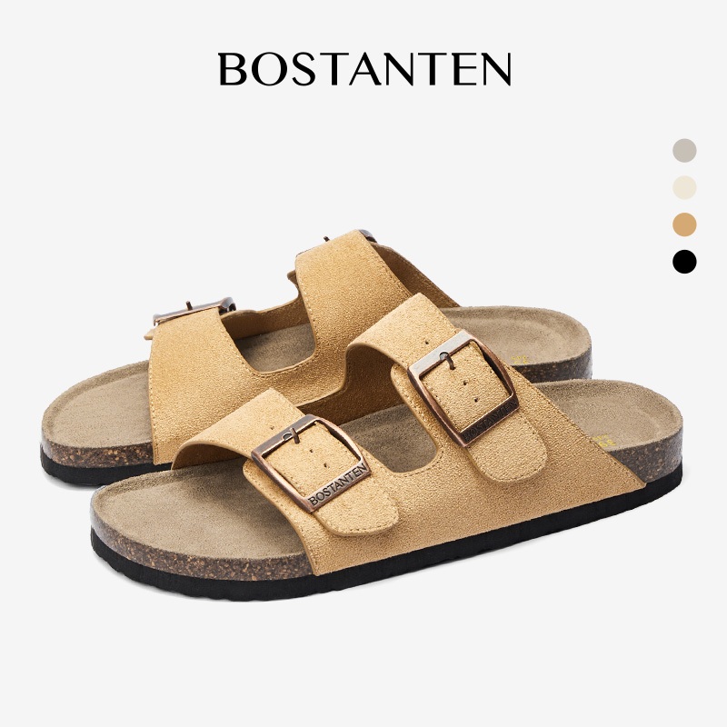 Double Buckles Sandals รองเท้าแตะพื้นคอร์ก