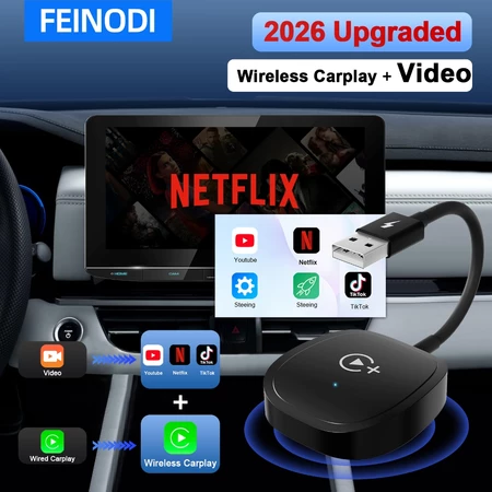 FEINODI Wireless Apple CarPlay Dongle
