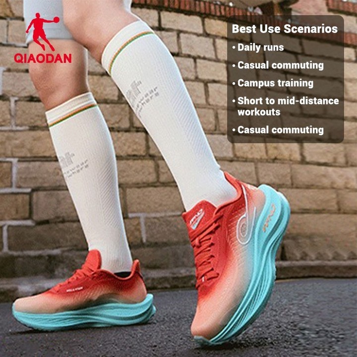 Qiaodan WIND 3TR Mens รองเท้าวิ่งการฝึกอบรมทุกวัน Soft Bounce Stable น้ําหนักเบา QDB023252297 — รองเท้ากีฬา แบรนด์ Qiaodan ของแท้ 100% เช็คราคาจาก Shopee Lazada thumbnail 2