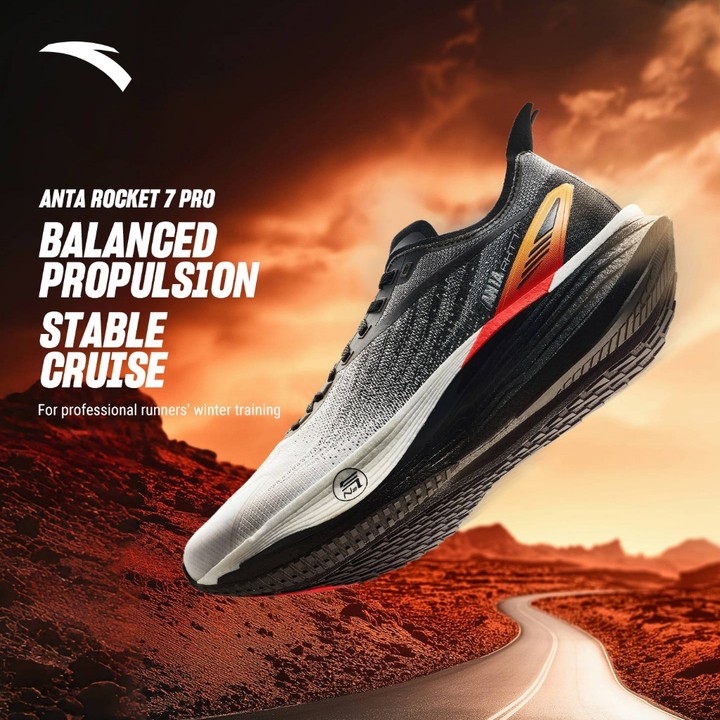 ANTA Men ROCKET 7 PRO รองเท้าวิ่งกันกระแทก Rebound Shock Absorption รองเท้ากีฬา 112545580 — รองเท้ากีฬา แบรนด์ Anta ของแท้ 100% เช็คราคาจาก Shopee Lazada - รูปที่ 1