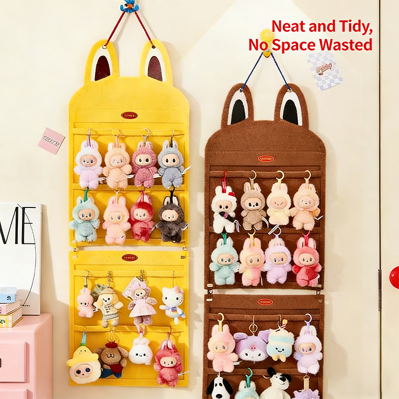 Labu Blind Box Storage Display Rack, Felt Hanging Bag for Wall หรือ ...