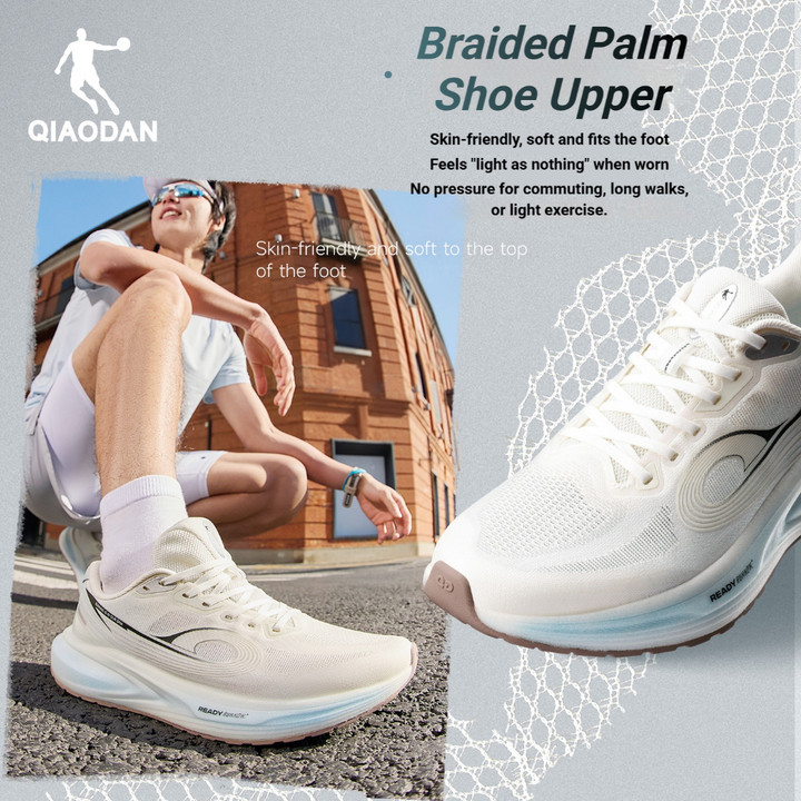 Qiaodan Balanced 1.0 รองเท้าวิ่ง ตาข่ายระบายอากาศ น้ำหนักเบาทรง> QXB023262201 — รองเท้ากีฬา แบรนด์ Qiaodan ของแท้ 100% เช็คราคาจาก Shopee Lazada thumbnail 4