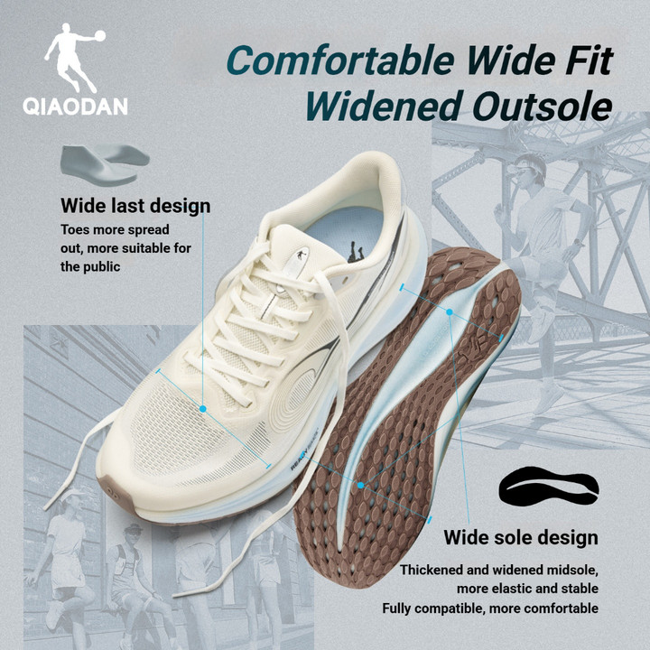 Qiaodan Balanced 1.0 รองเท้าวิ่ง ตาข่ายระบายอากาศ น้ำหนักเบาทรง> QXB023262201 — รองเท้ากีฬา แบรนด์ Qiaodan ของแท้ 100% เช็คราคาจาก Shopee Lazada thumbnail 6