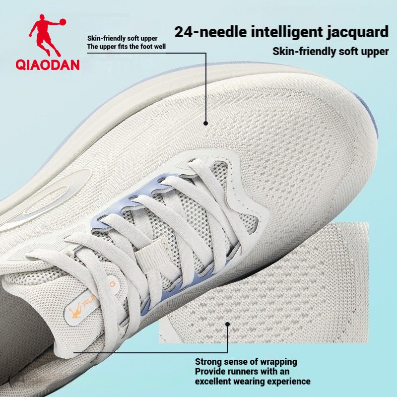 Qiaodan DS2 รองเท้าวิ่งเบาะพื้นหนาสบาย Rebound น้ําหนักเบา QXB023253217ร — รองเท้ากีฬา แบรนด์ Qiaodan ของแท้ 100% เช็คราคาจาก Shopee Lazada thumbnail 8