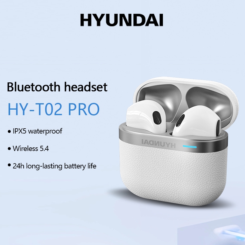 Hyundai HY-T02 Pro หูฟังบลูทูธ IPX5 กันน้ําอัจฉริยะตัดเสียงรบกวนอายุการ ...