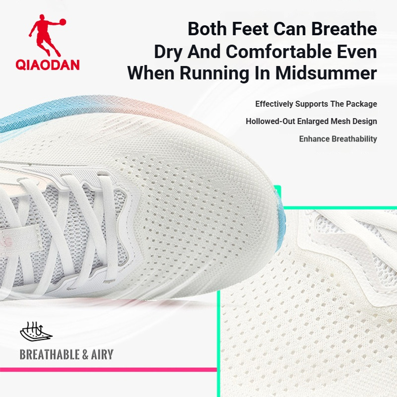 รองเท้าวิ่ง Qiaodan Fast 4Lite สำหรับผู้หญิง ออกแบบมาให้สวมใส่ง่าย กันลื่นและทนทาน QXB022262220 — รองเท้ากีฬา แบรนด์ Qiaodan ของแท้ 100% เช็คราคาจาก Shopee Lazada thumbnail 8