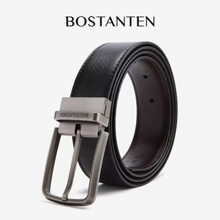BOSTANTEN thắt lưng nam thắt lưng da bò thật phong cách cổ điển, thường ngày, bền, kiểu công sở