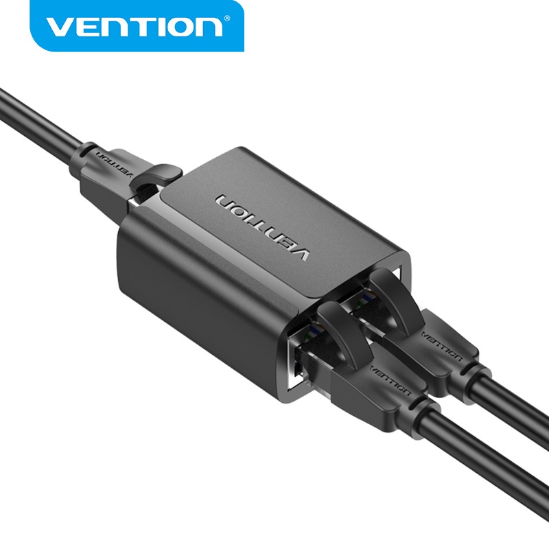 Vention Rj45 Ethernet LAN Cable Splitter Adapter 1 to 2 Female for Cat5 ...