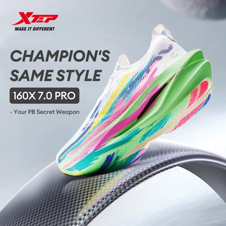 【xtep】160X7.0 PRO | Tokyo Marathon Asian Champion รองเท้าวิ่ง Racing 42KM+ Marathon Super Carbon Plate Running Shoes PACE 3-4 — รองเท้ากีฬา แบรนด์ Xtep ของแท้ 100% เช็คราคาจาก Shopee Lazada thumbnail 8