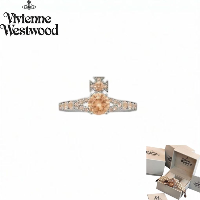 Vivienne Westwood Ismene Ring เครื่องประดับเงินแข็ง พร้อมกล่องของขวัญ ...