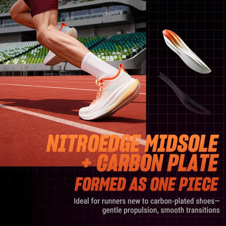 ANTA Men HP2 Running Shoes Professional Marathon Racing Carbon Plate Shoes 912535560 — รองเท้ากีฬา แบรนด์ Anta ของแท้ 100% เช็คราคาจาก Shopee Lazada thumbnail 3