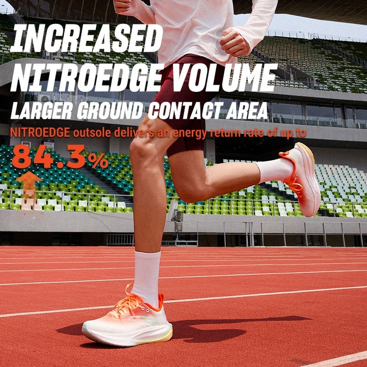 ANTA Men HP2 Running Shoes Professional Marathon Racing Carbon Plate Shoes 912535560 — รองเท้ากีฬา แบรนด์ Anta ของแท้ 100% เช็คราคาจาก Shopee Lazada thumbnail 4