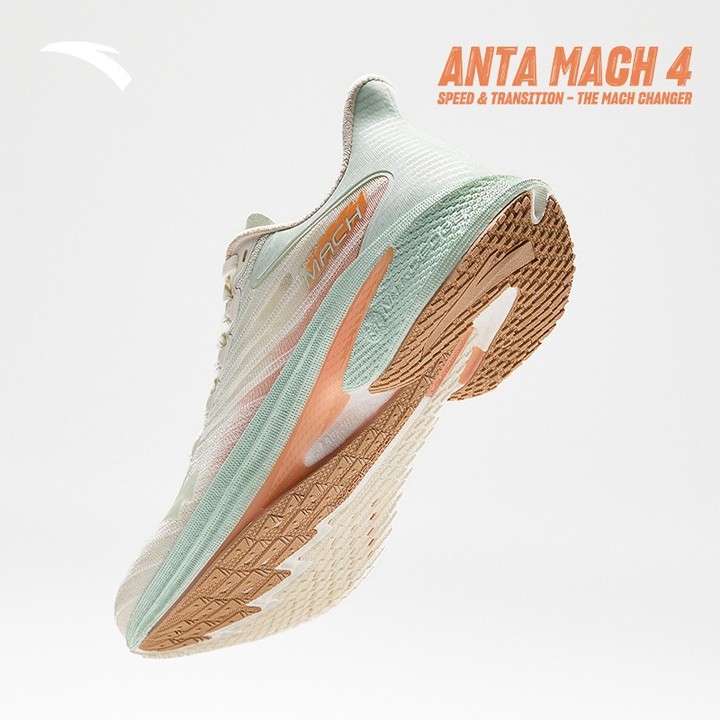 ANTA Women Mach 4 รองเท้าวิ่ง Professional Cushion Rebound รองเท้ากีฬา 122435583 — รองเท้ากีฬา แบรนด์ Anta ของแท้ 100% เช็คราคาจาก Shopee Lazada - รูปที่ 1