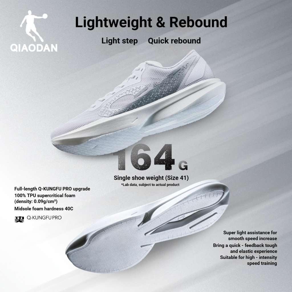 Qiaodan WIND SL รองเท้าวิ่งกว้าง Fit Shock Absorption Breathable Arch Support QDB023262269 — รองเท้ากีฬา แบรนด์ Qiaodan ของแท้ 100% เช็คราคาจาก Shopee Lazada thumbnail 4